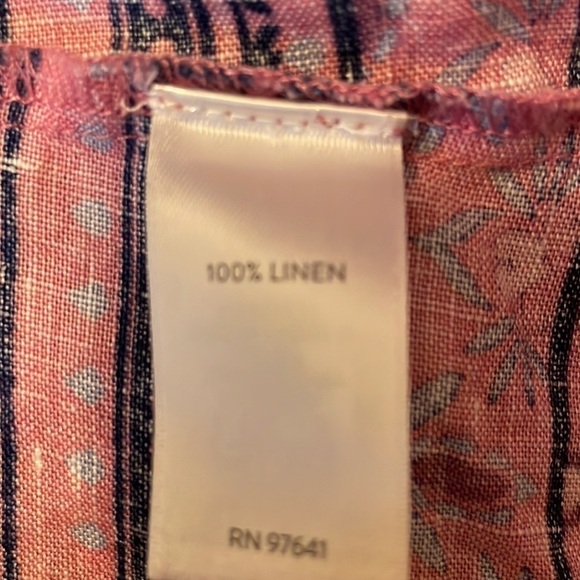 J. Jill Vibrant Pink and Purple Patterned Midi Dress - Picture 9 of 9